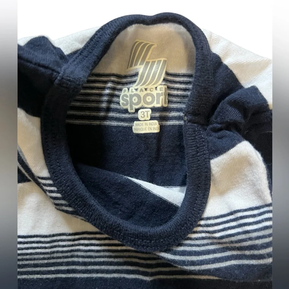 Children’s Place Toddler Boy Navy Blue and White Tank Top | 3T